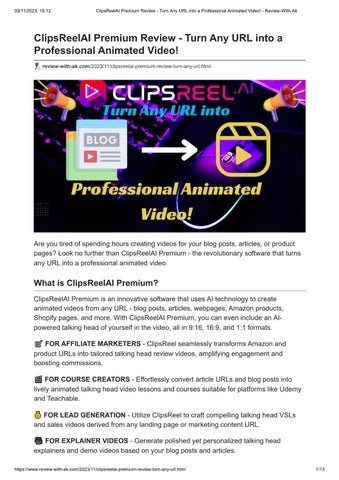 ClipsReelAI review